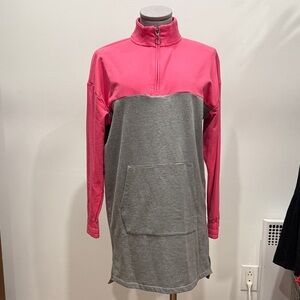 Tag Pink and Gray Long Sleeve Dress